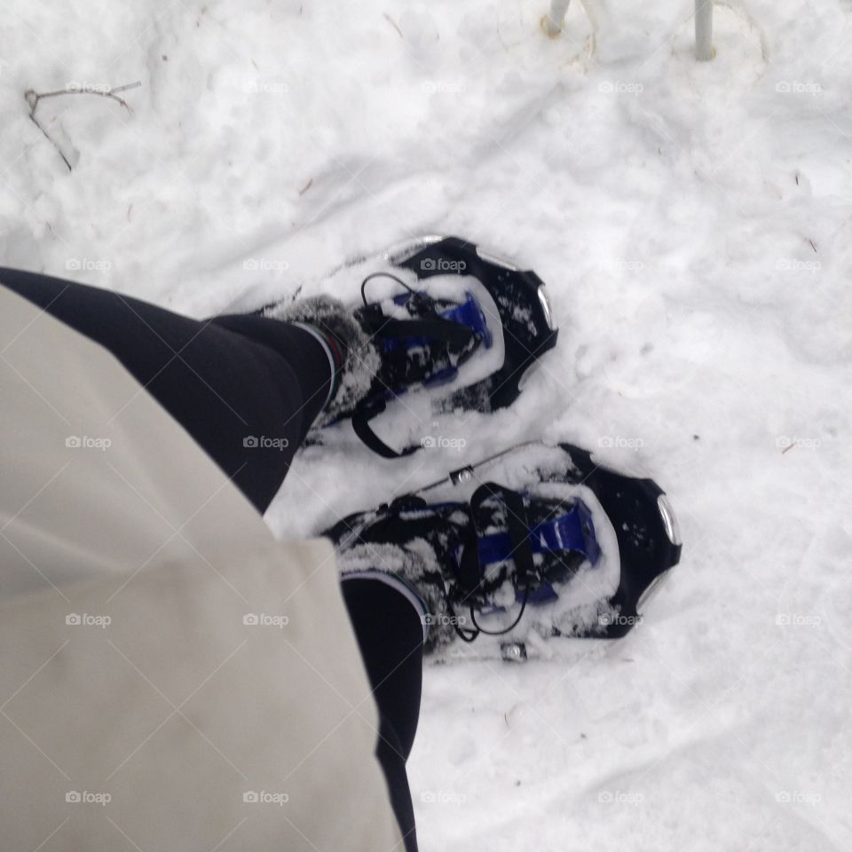 My point of view... Snow shoeing