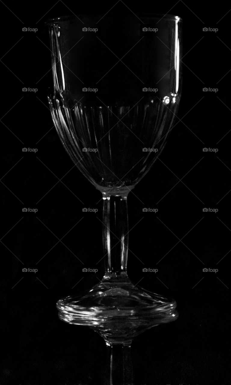 Silhouette of a cup