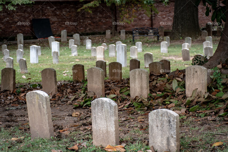 Confederate Graves at Oakland Cemetery Atlanta Georgia