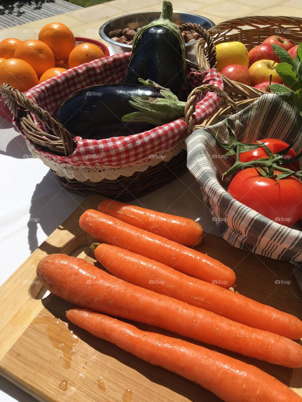 Fresh vegetables from the local market