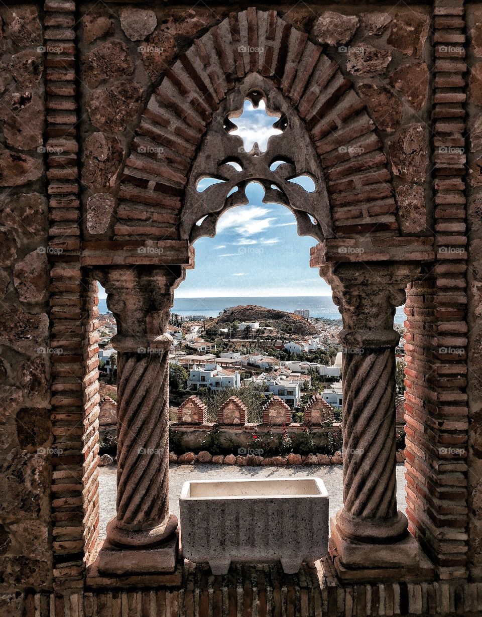 Castillo Monumento Colomares . Benalmádena 
Málaga 
España 