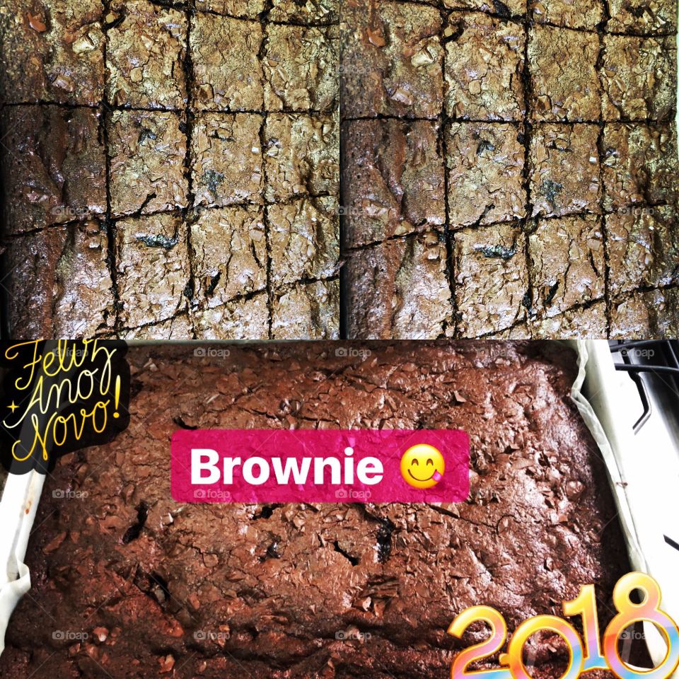 Brownie with to much chocolate  🍫