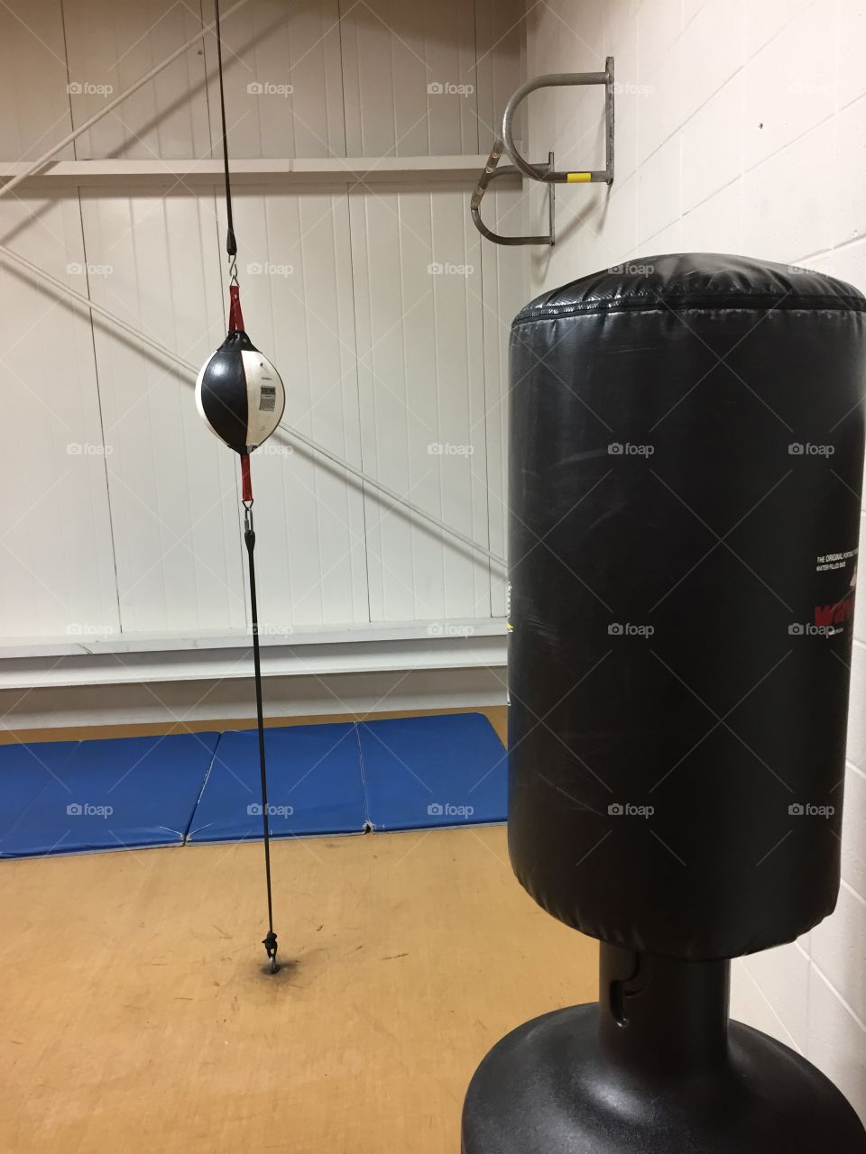 At the boxing gym 