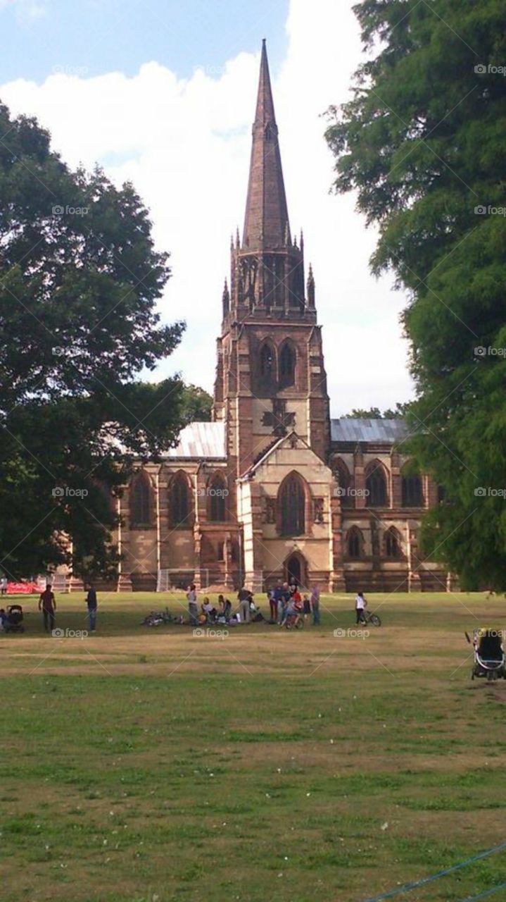Church in the park