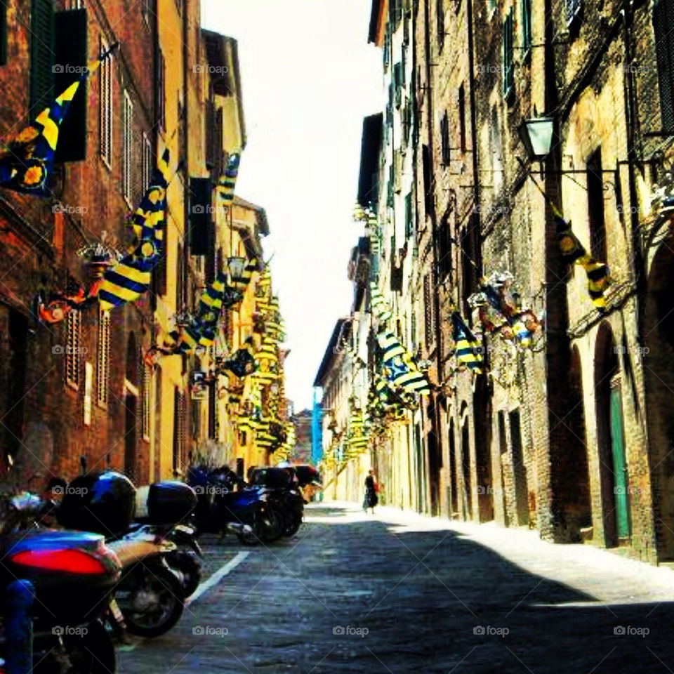 italy city siena flags by OstensiblyCilla