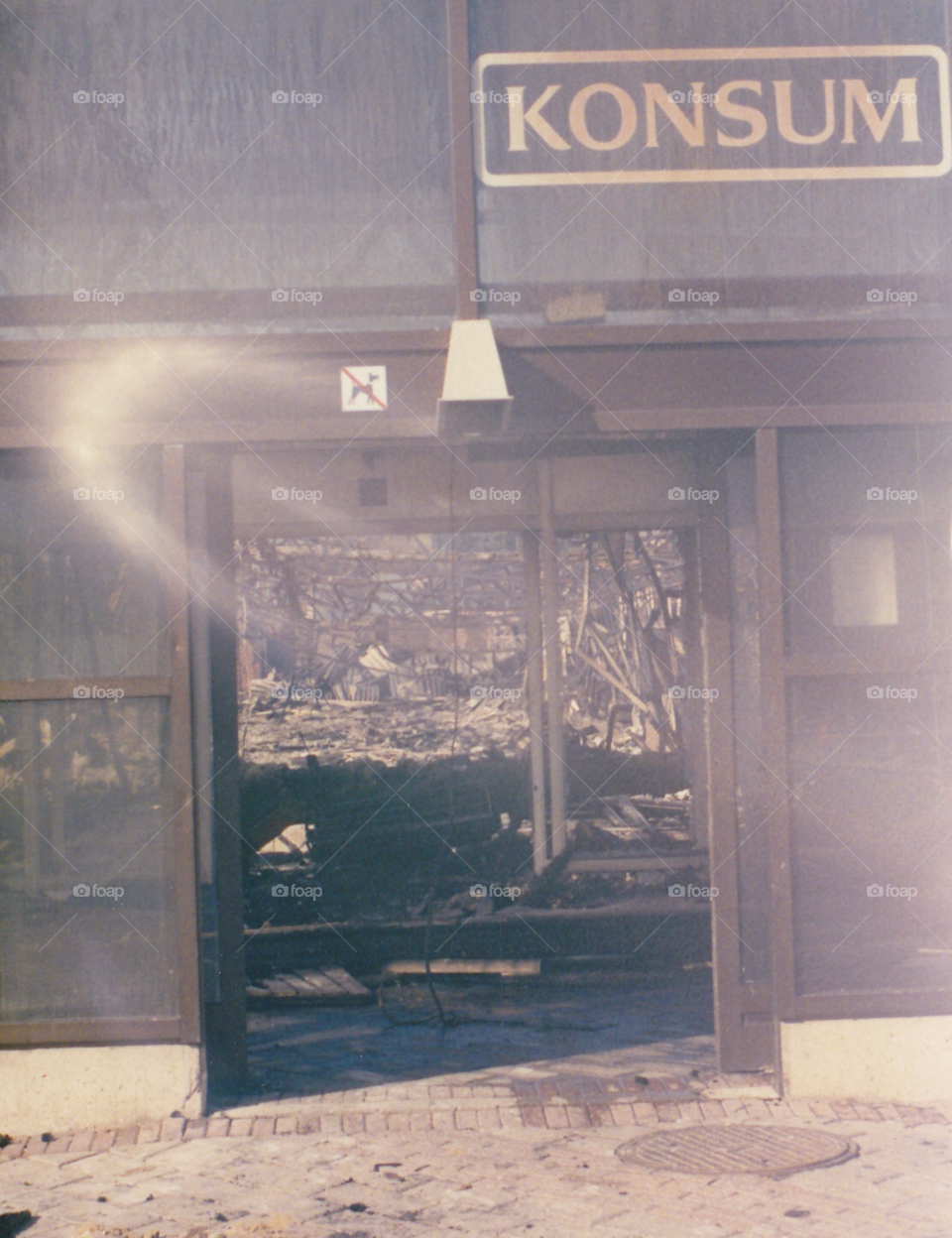 fire smoke store ruin by MagnusPm