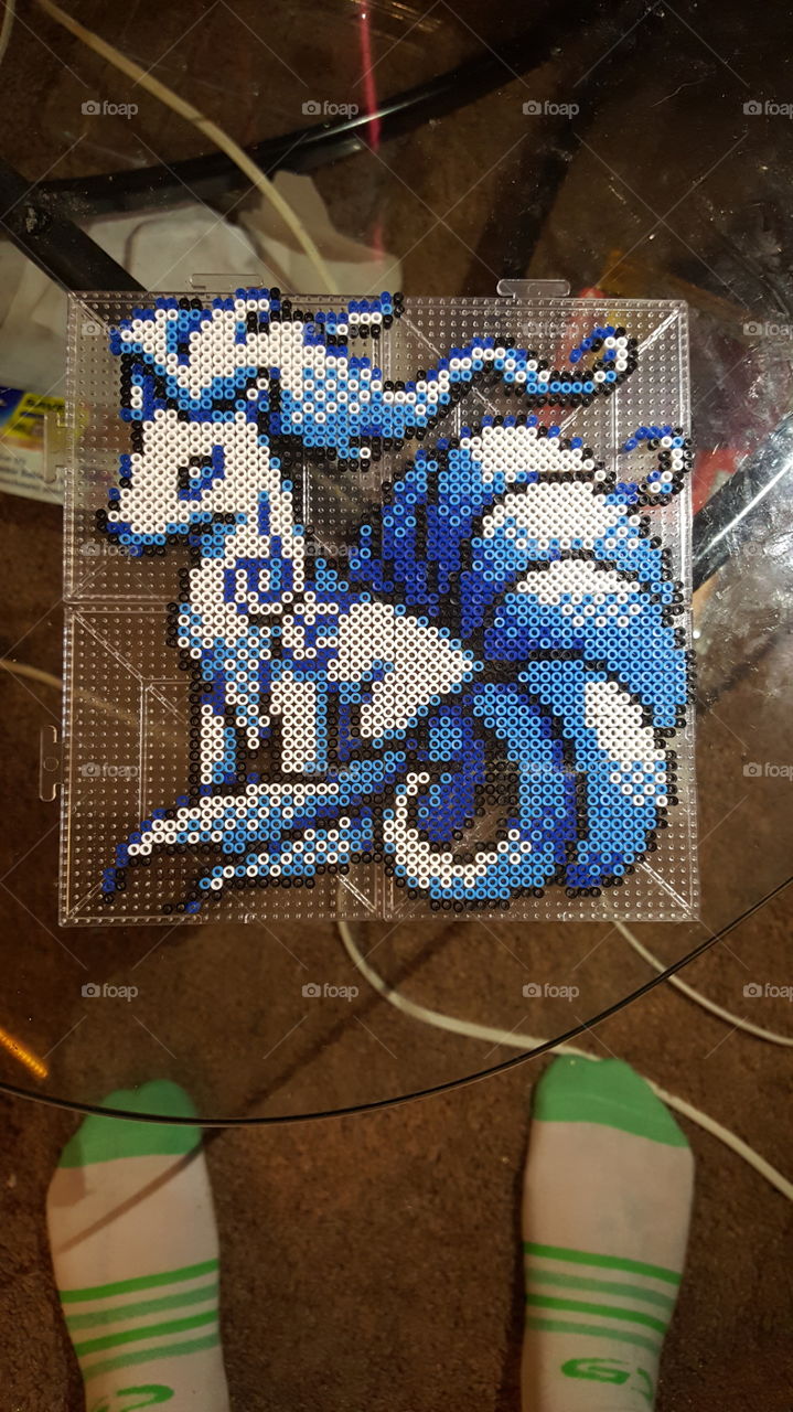 Alola Ninetails Perler