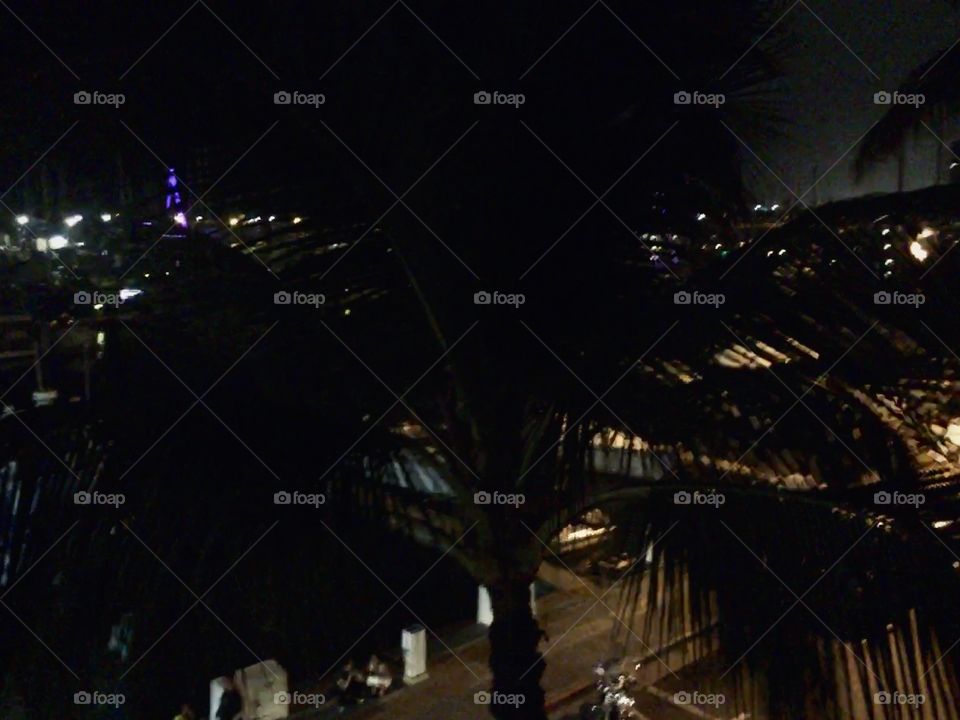 Night view from window 