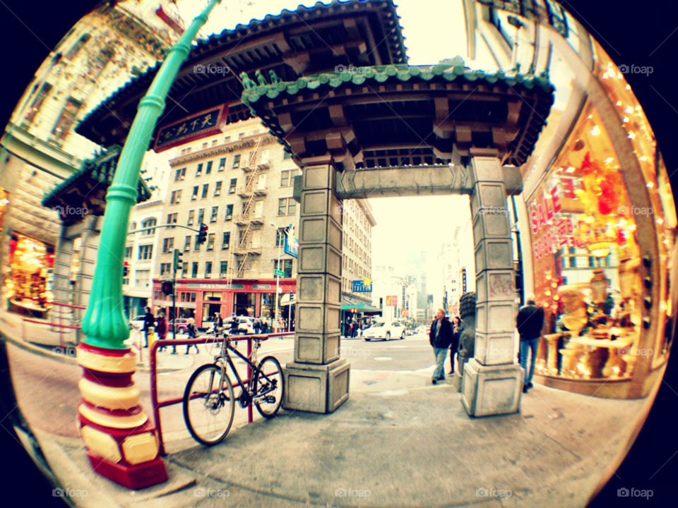 bicycle chinese california san francisco by gene916