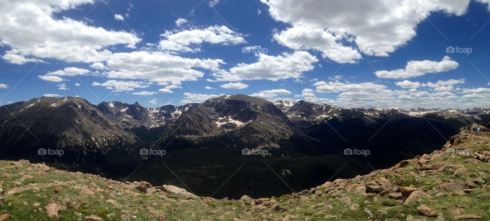 Rocky Mountains panorama