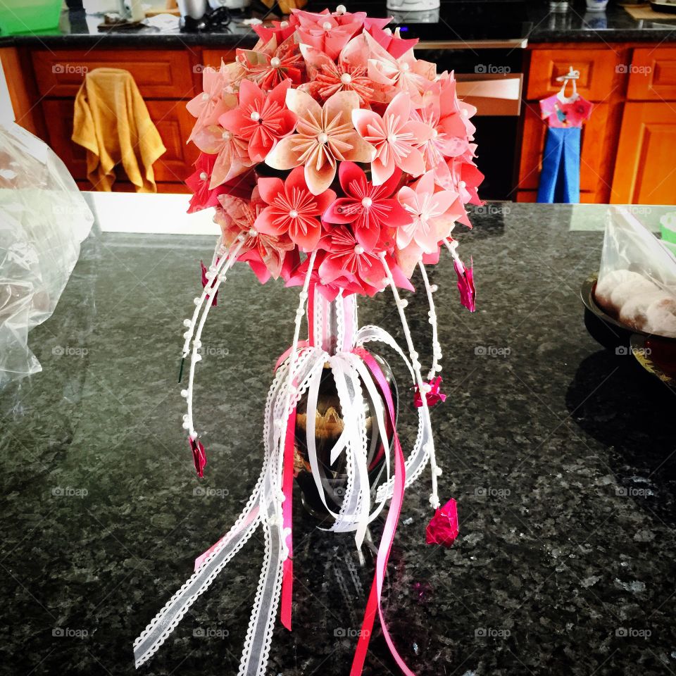 Asian wedding bouquet 