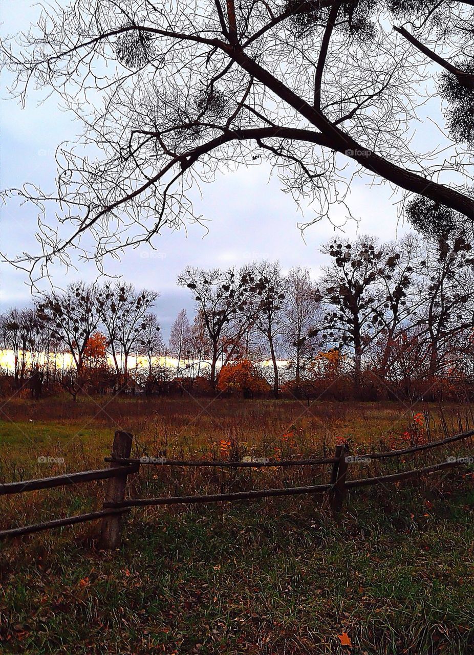 Вечер..закат..