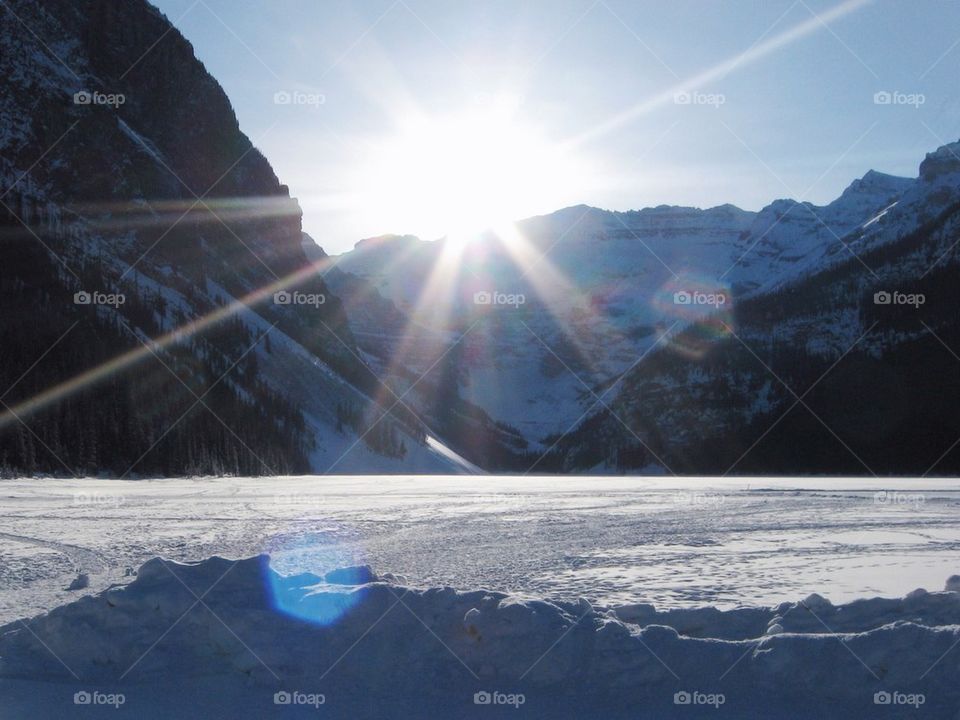 Lake Louise in the Snow