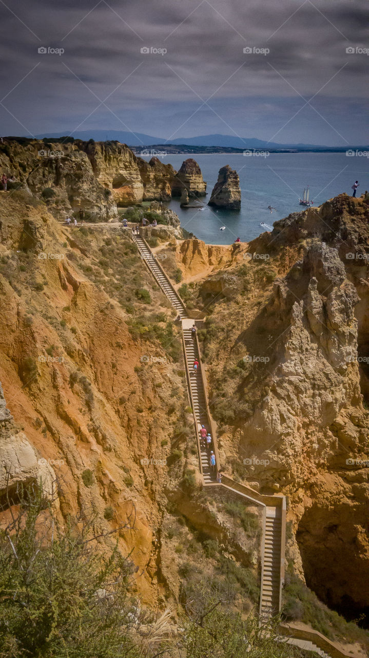 Lighthouse in Lagos, Portugal