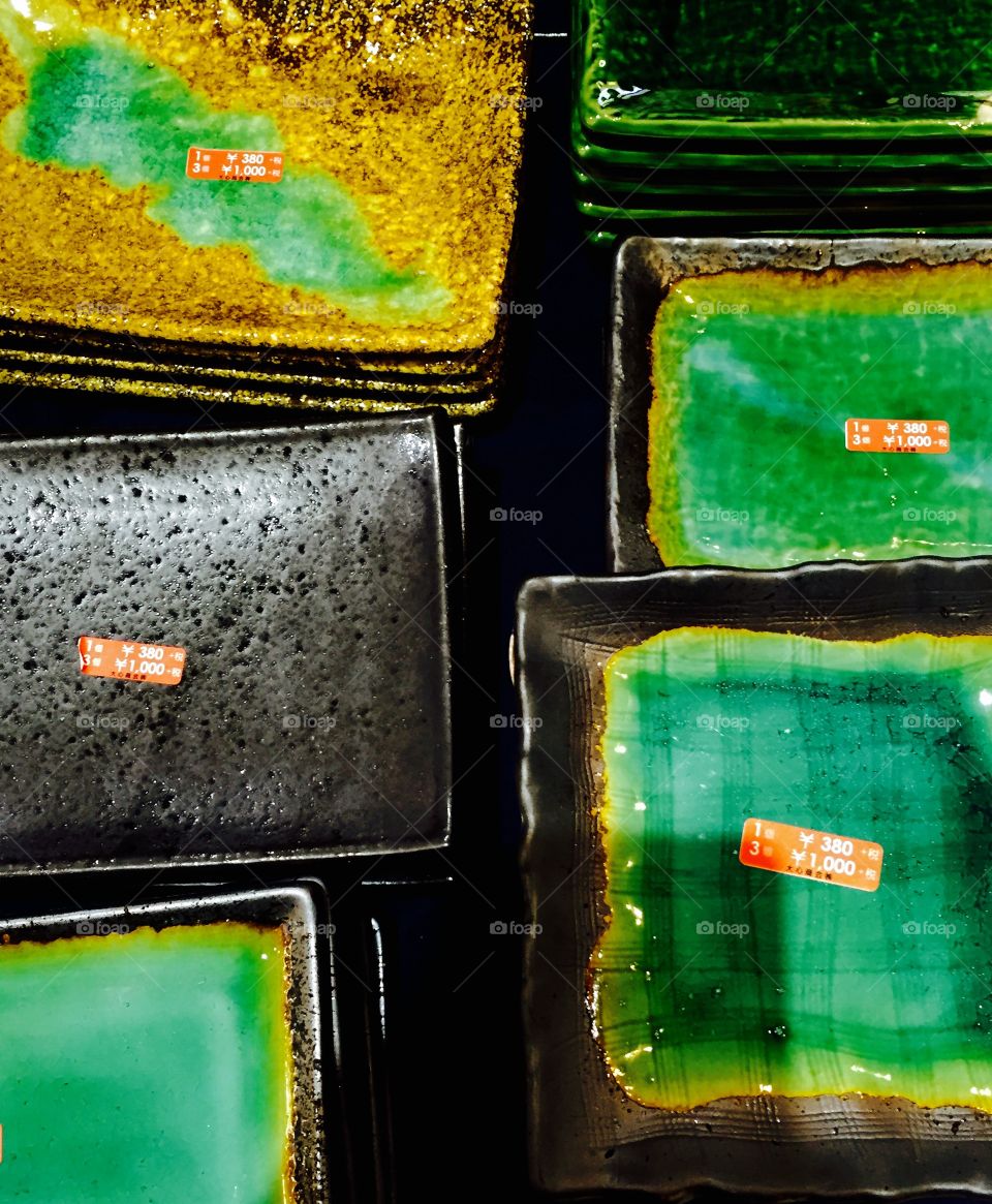 beautiful chinaware plates