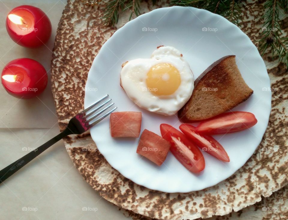 Breakfast, Food, No Person, Plate, Delicious