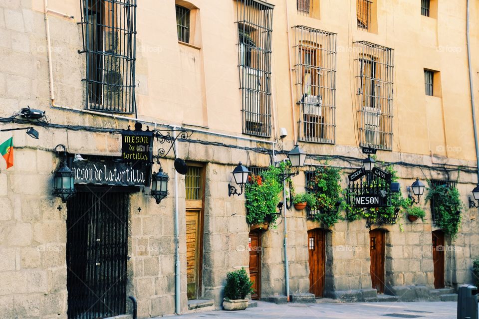 Façade in Madrid 