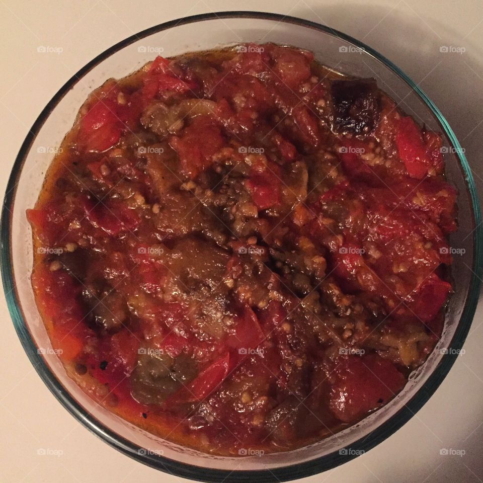 Tomato & Eggplant Roast 