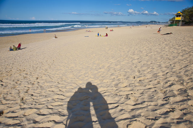 kiss on beach. enjoy our holiday at gold coast beach