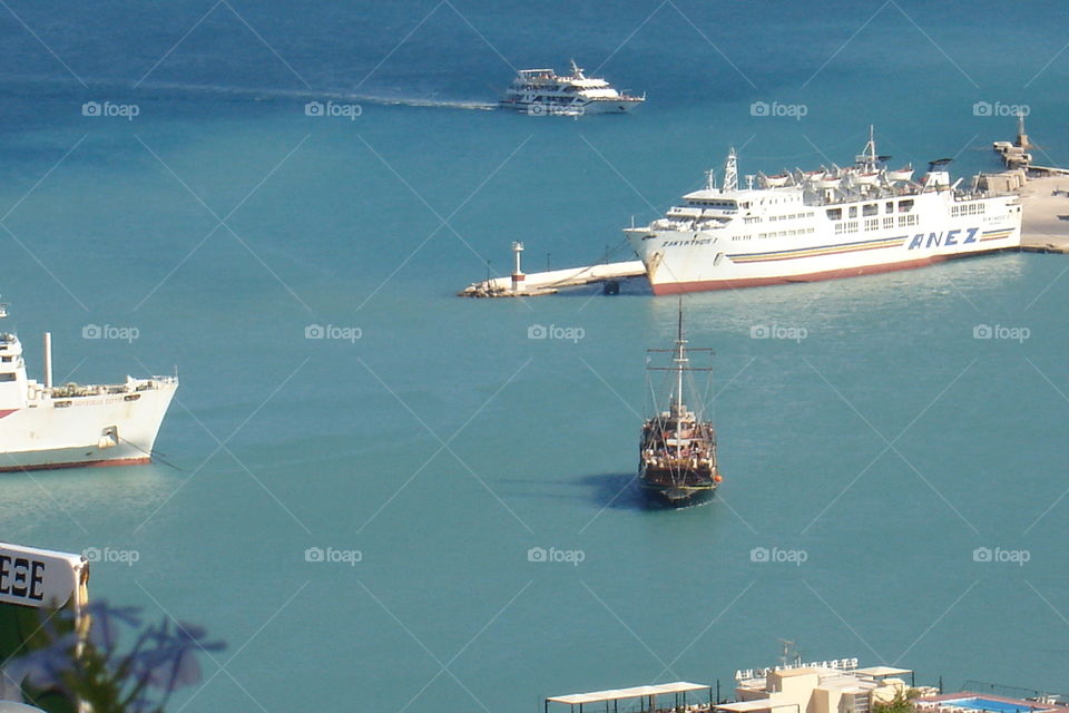 Watercraft, Water, Ship, No Person, Transportation System