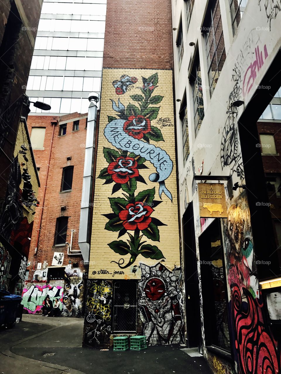 Melbourne street art graffiti 