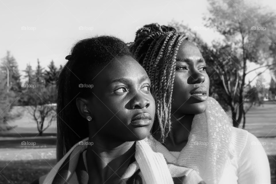 Strong, beautiful women. Friends forever. 