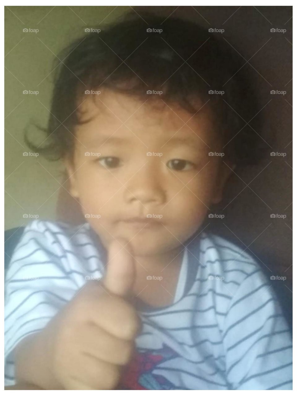 funny boy , real child face , portrait