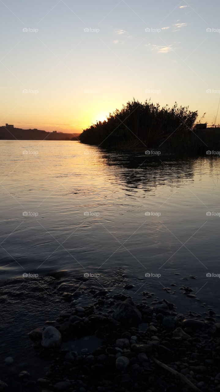 Euphrates river at sunset 3