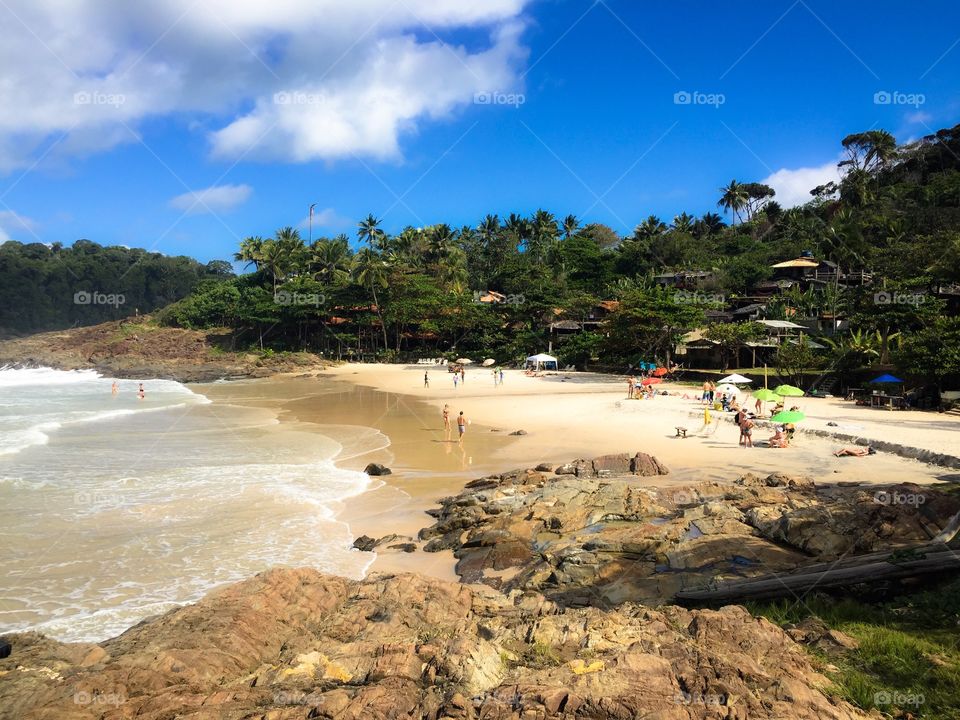 Paradise beach in Brazil