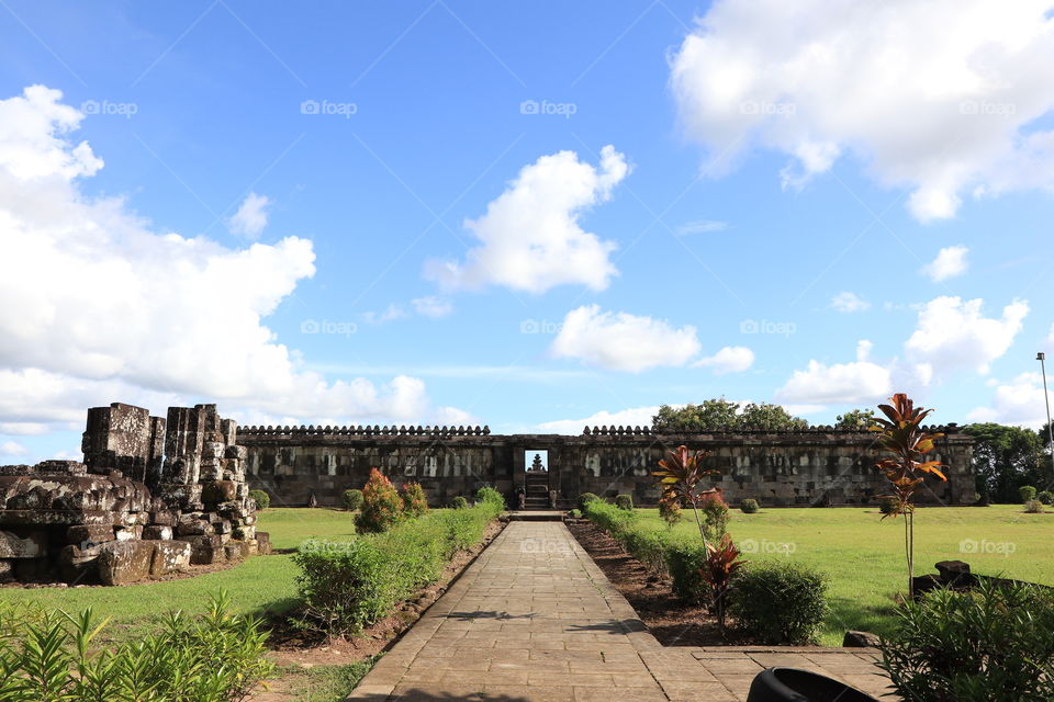 The wall of king palace