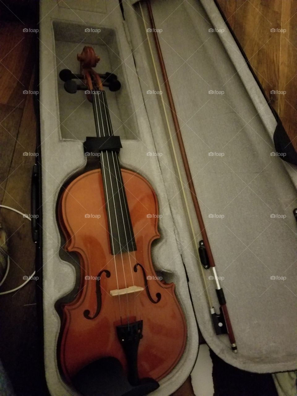 I just got this violin and I am going to be self taught. I played a few songs directed by the seller at a gun show. Many many years ago.