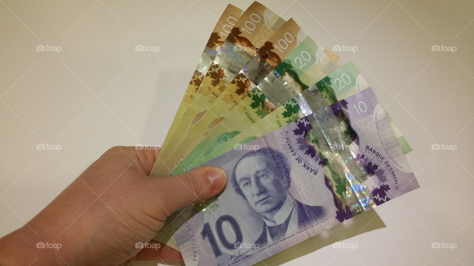 Canadian dollars