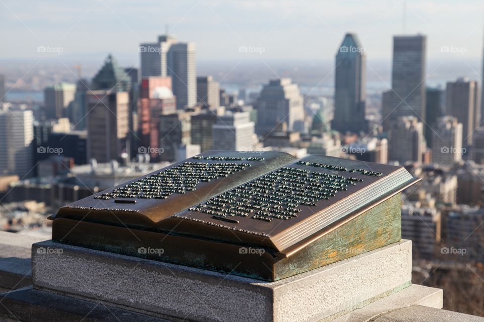 Montreal View from the top of the hill