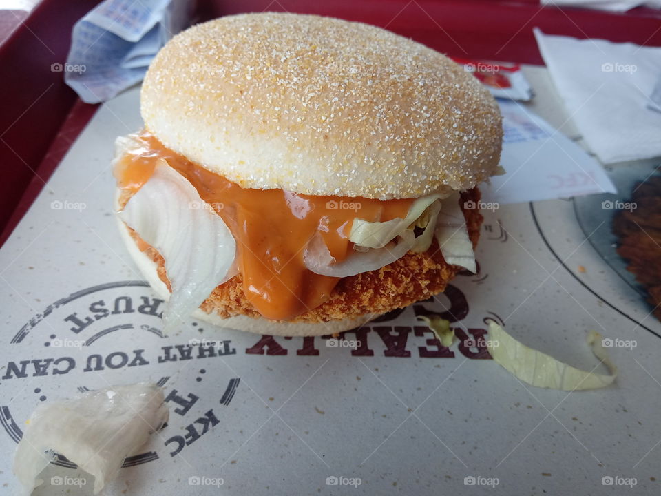 kfc burger