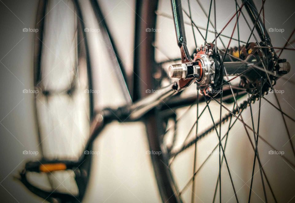 Close-up of bicycle