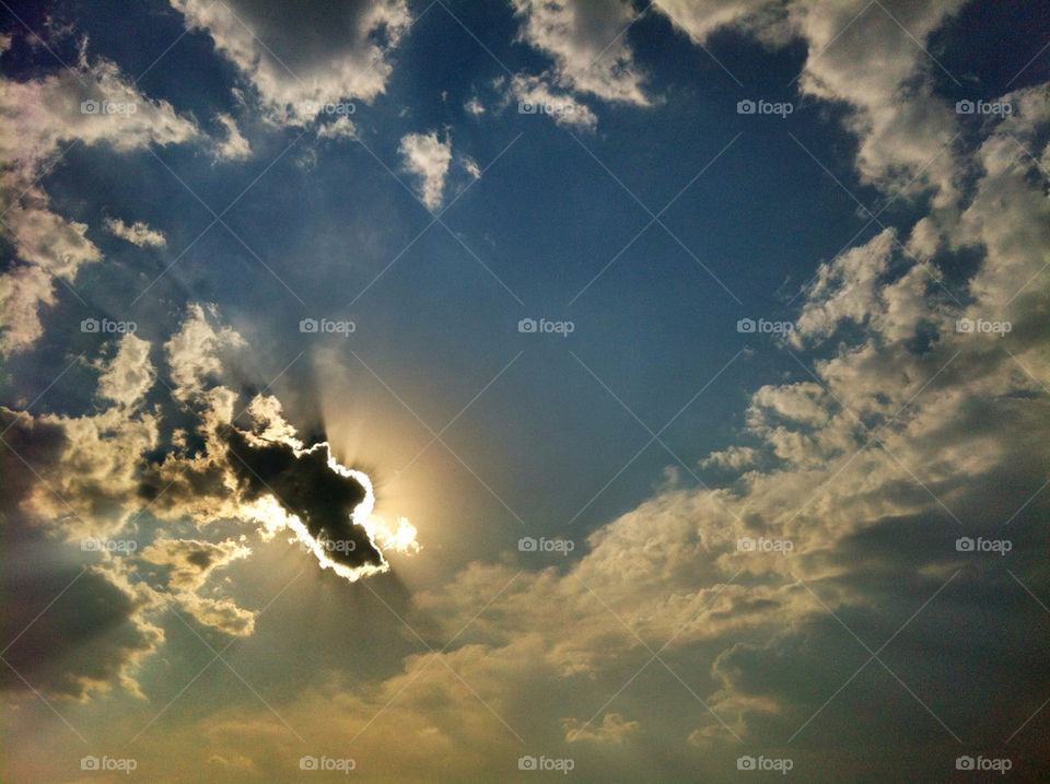 sky sun cloud hdr by hackobo