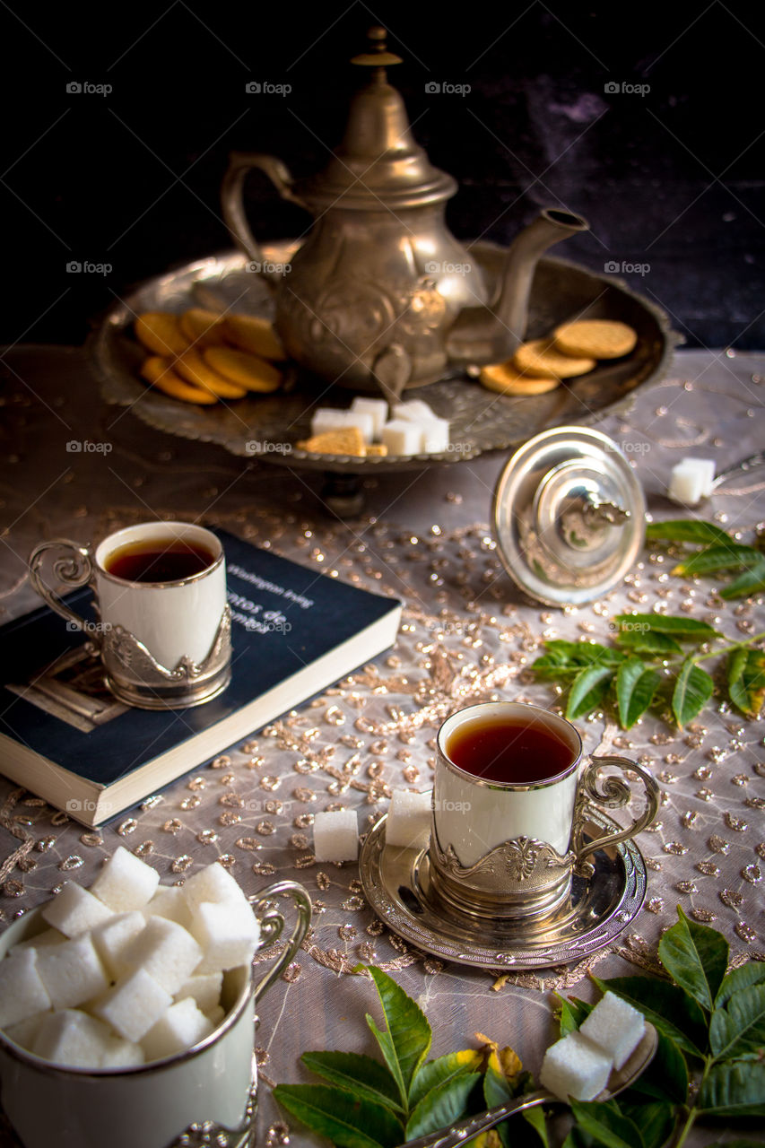 Silver tea set