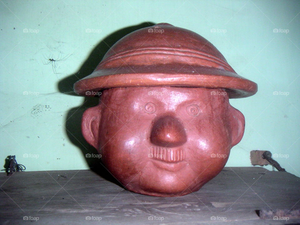 old colonial vase in Goa India