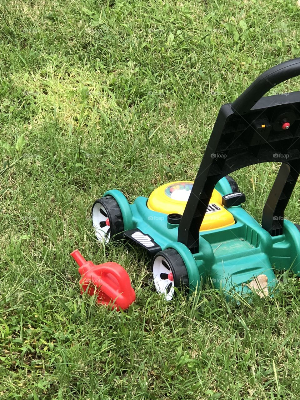 Child play to mow that lawn