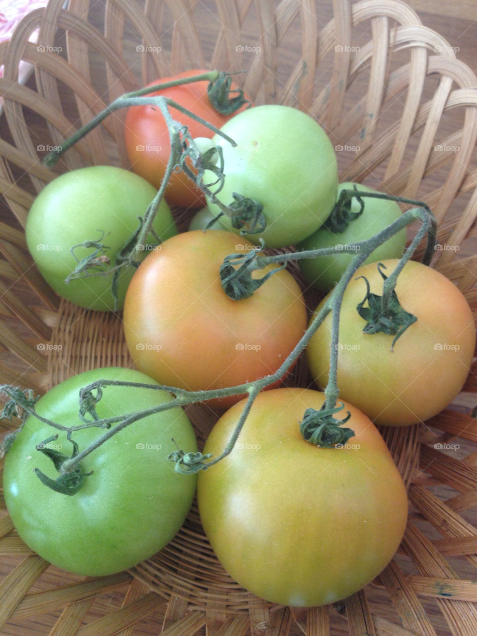 basket tomatoes homegrown by kungfreppa
