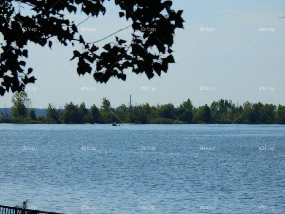 Big Lake in Turawa. Poland