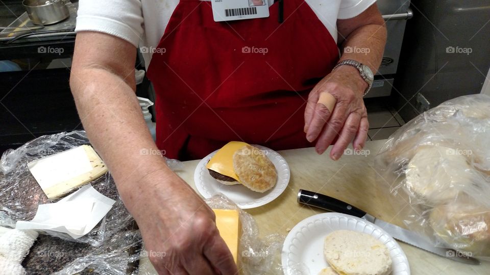 she cooks for us and makes us healthy meals