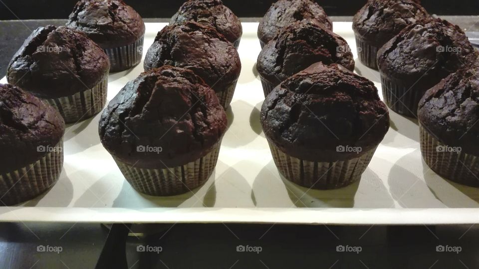 My extra dark muffins