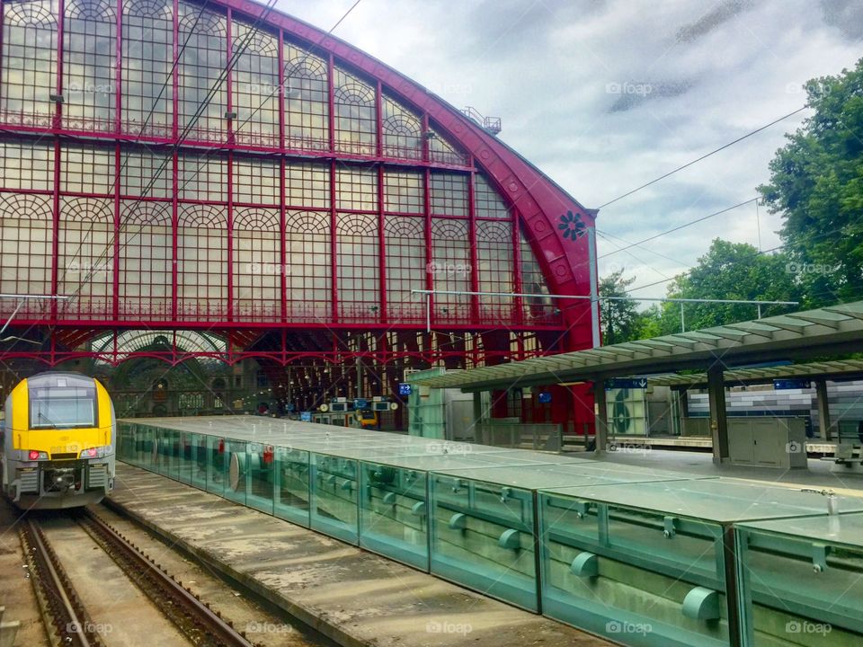 Antwerp central railway station 