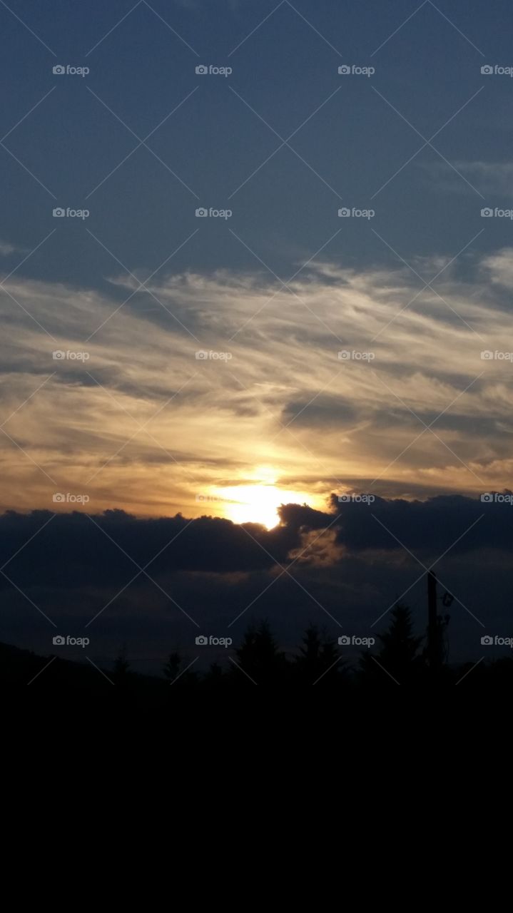 Sunset, No Person, Sky, Sun, Evening