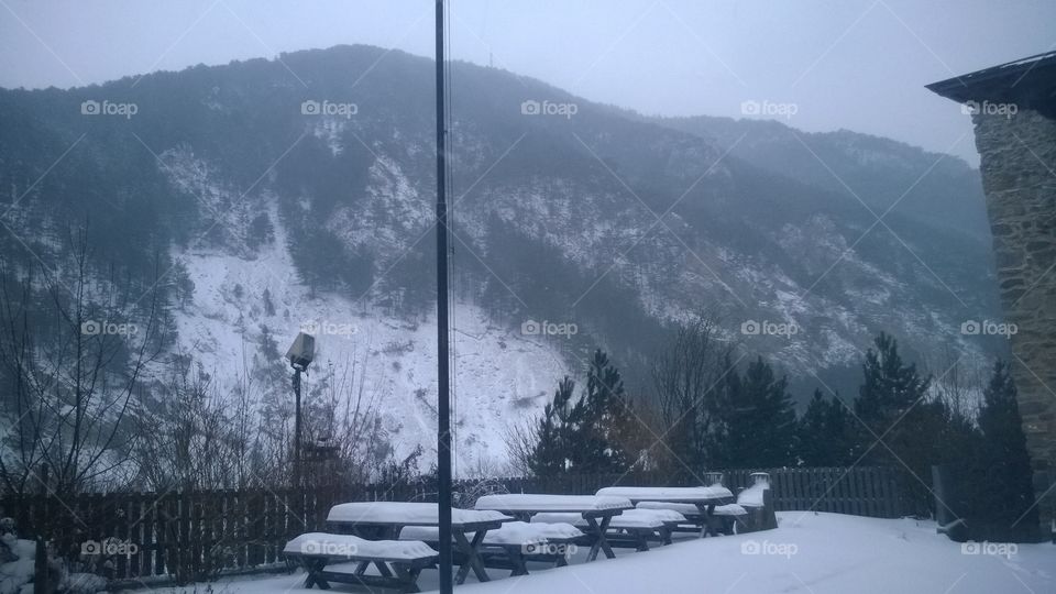 Restaurant in the mountains