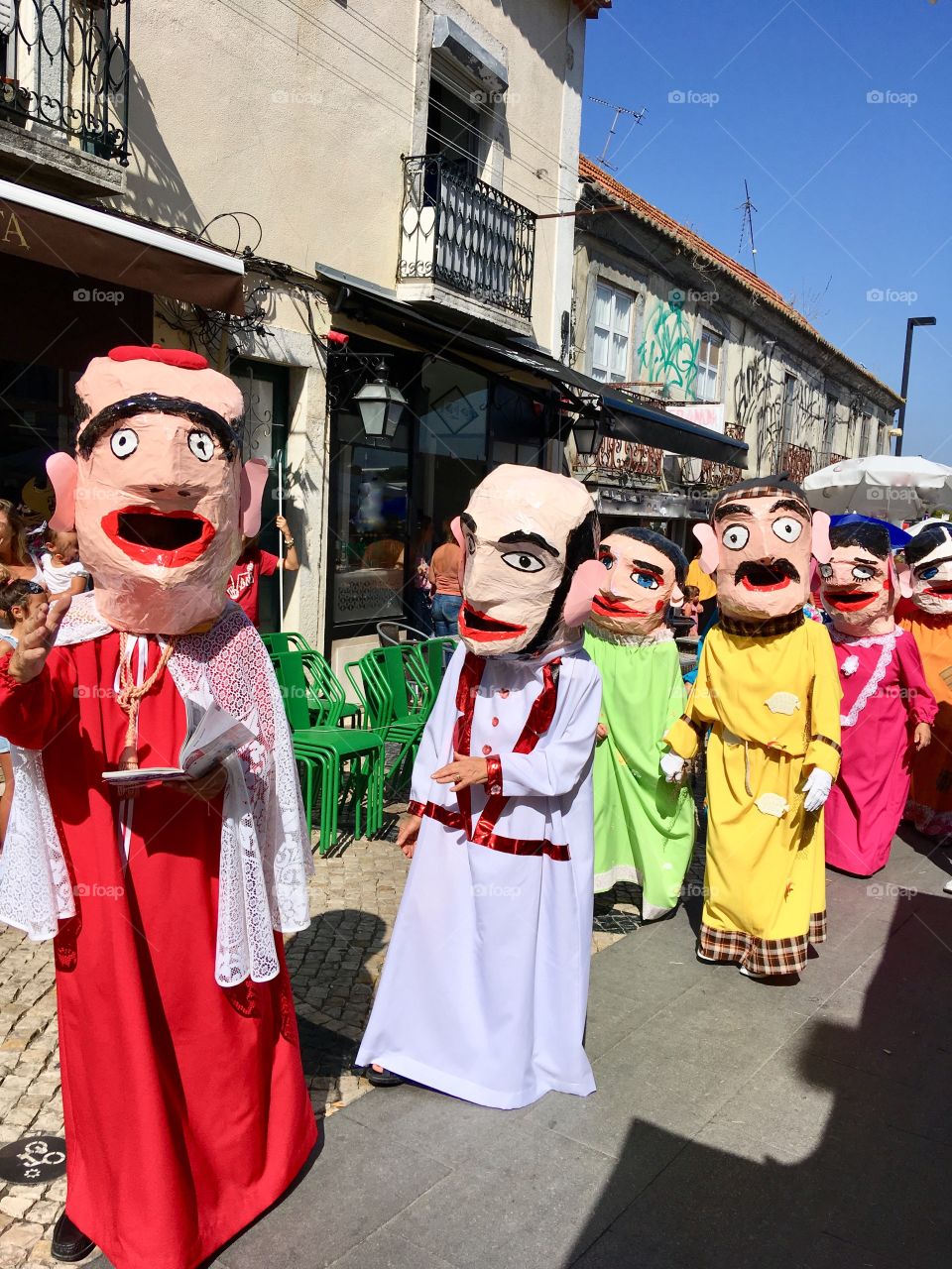 Festival Parade of bobbleheads