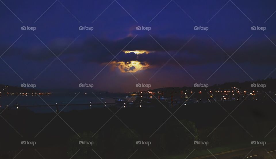 View of night