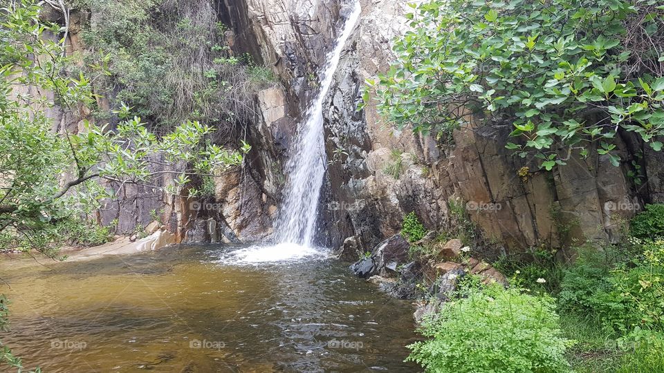 San Pietro Paradiso waterfall, Sardinia, Italy