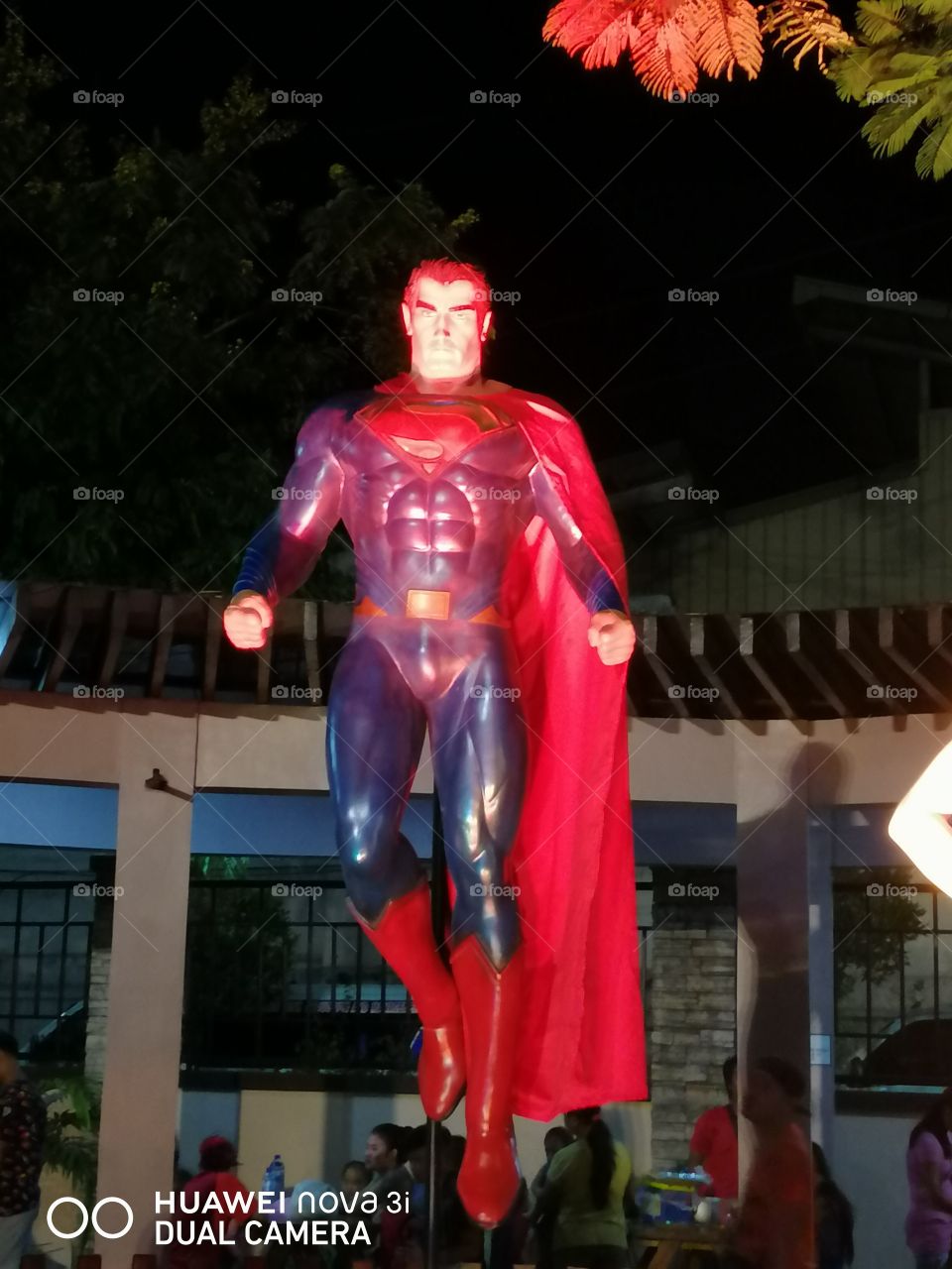 Hanging superman